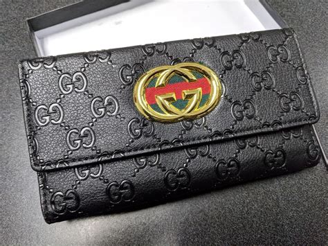 striped gucci wallet women|gucci women's wallet outlet.